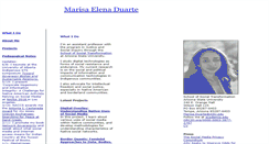 Desktop Screenshot of marisaduarte.net